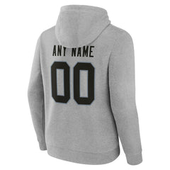 Las Vegas Raiders Big & Tall Team Authentic Custom Hoodie - Gray online