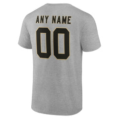 New Orleans Saints Big & Tall Team Authentic Custom T-Shirt - Gray outlet