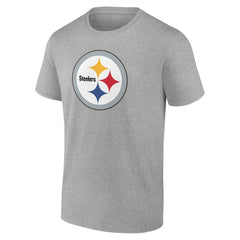 Pittsburgh Steelers Big & Tall Team Authentic Custom T-Shirt - Gray on sale