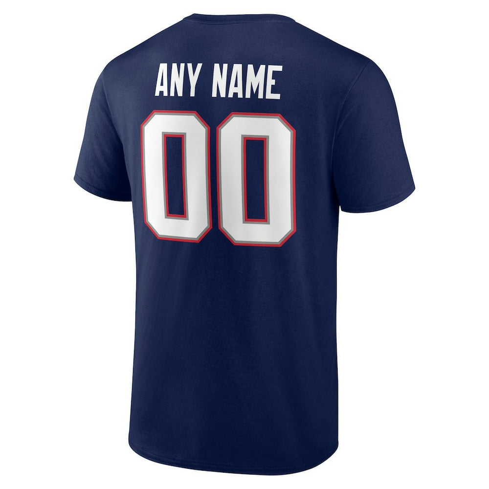 New England Patriots Big & Tall Team Authentic Custom T-Shirt - Navy cheap