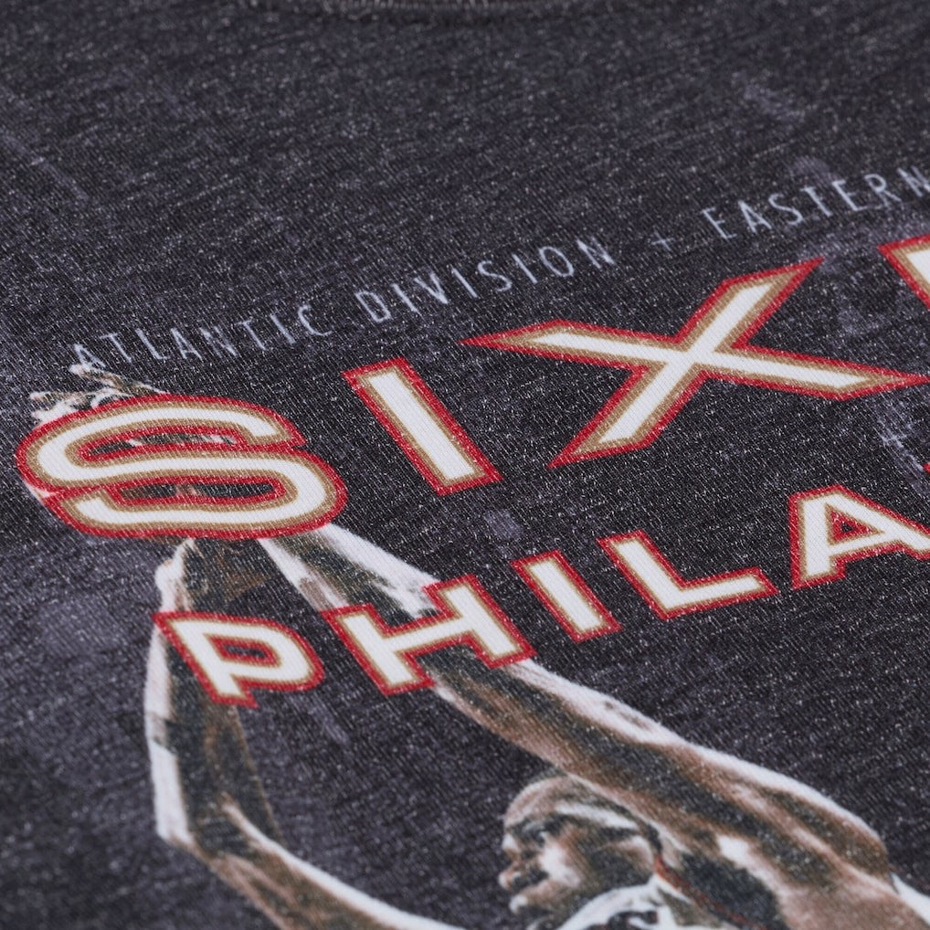 Philadelphia 76ers Hardwood Classics Originals Collection 2000-2001 Team Roster T-Shirt - Black | Mitchell & Ness for sale
