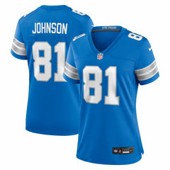 Calvin Johnson Detroit Lions Women's Team Retired Game Jersey - Blue | Nike sale