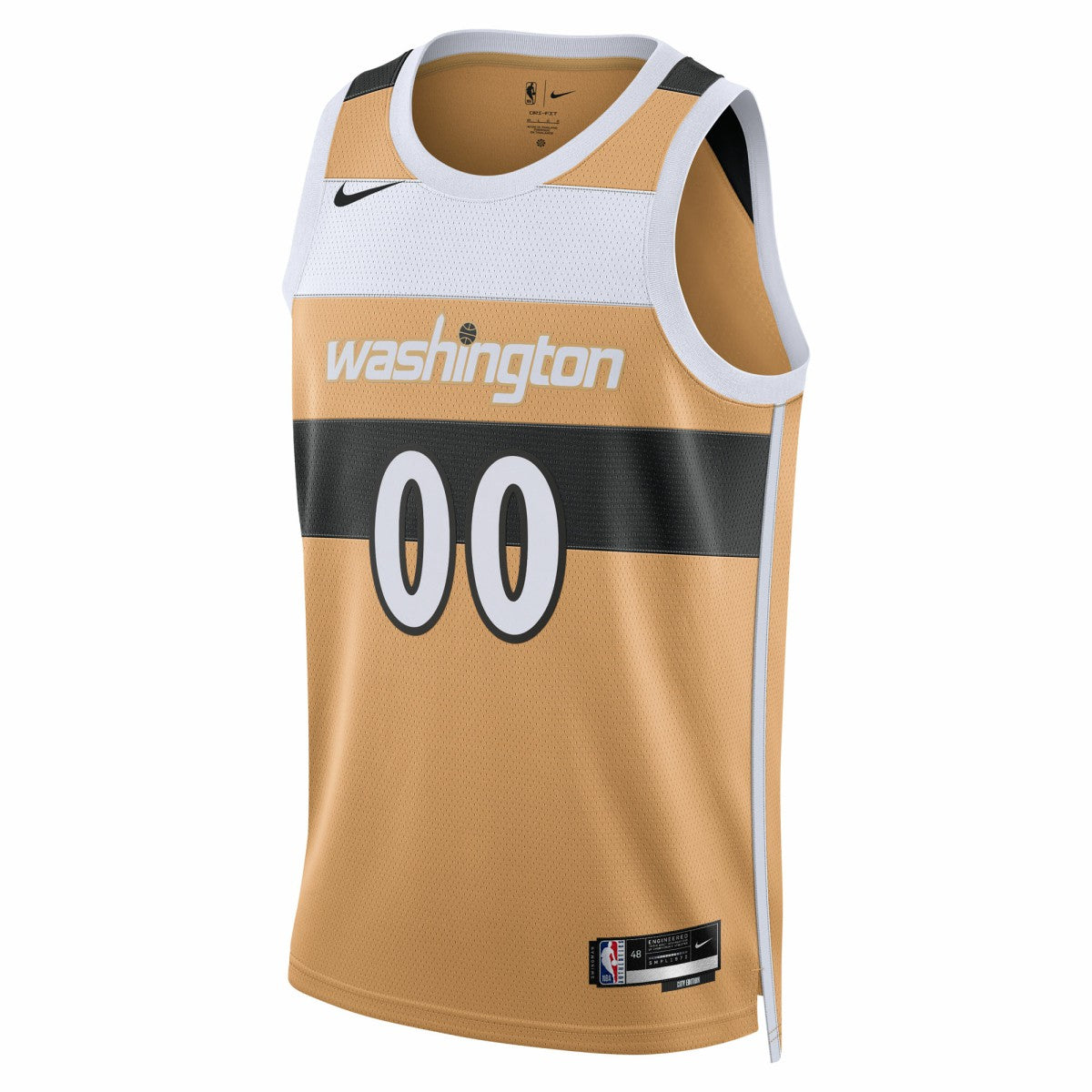 Washington Wizards Unisex 2025/26 City Edition Swingman Custom Jersey - Gold | Nike on sale