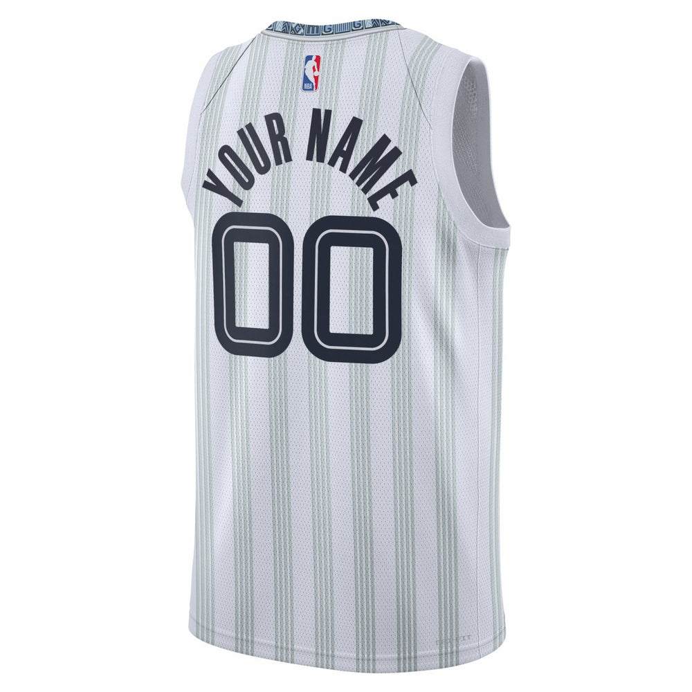 Memphis Grizzlies Unisex 2025/26 City Edition Swingman Custom Jersey - White | Nike cheap