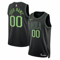 New Orleans Pelicans Unisex 2025/26 City Edition Swingman Custom Jersey - Black | Nike online