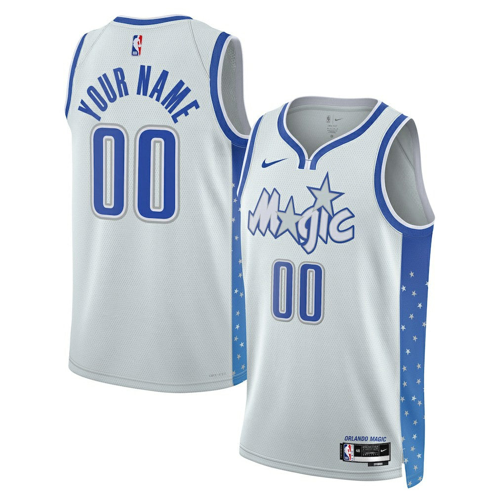 Orlando Magic Unisex 2025/26 City Edition Swingman Custom Jersey - Silver | Nike on sale