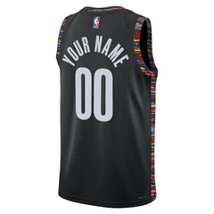 Brooklyn Nets Unisex 2025/26 City Edition Swingman Custom Jersey - Black | Nike cheap