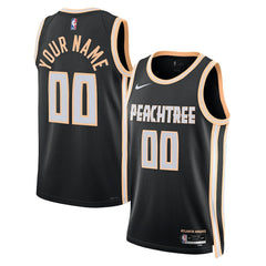 Atlanta Hawks Unisex 2025/26 City Edition Swingman Custom Jersey - Black | Nike online