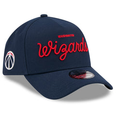 Washington Wizards x Malbon Golf Unisex 9FORTY A-Frame Adjustable Hat - Navy | New Era discount