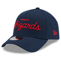 Washington Wizards x Malbon Golf Unisex 9FORTY A-Frame Adjustable Hat - Navy | New Era discount