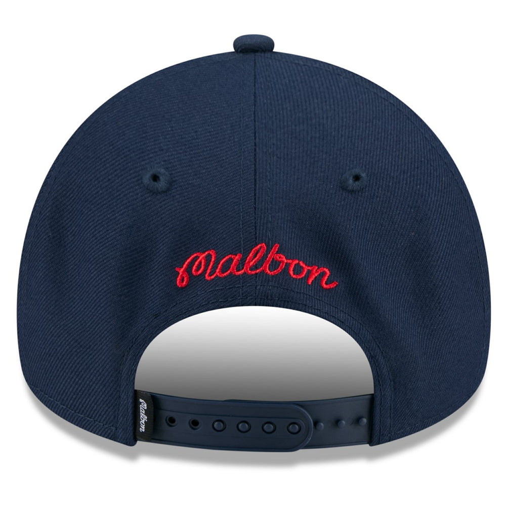 Washington Wizards x Malbon Golf Unisex 9FORTY A-Frame Adjustable Hat - Navy | New Era discount