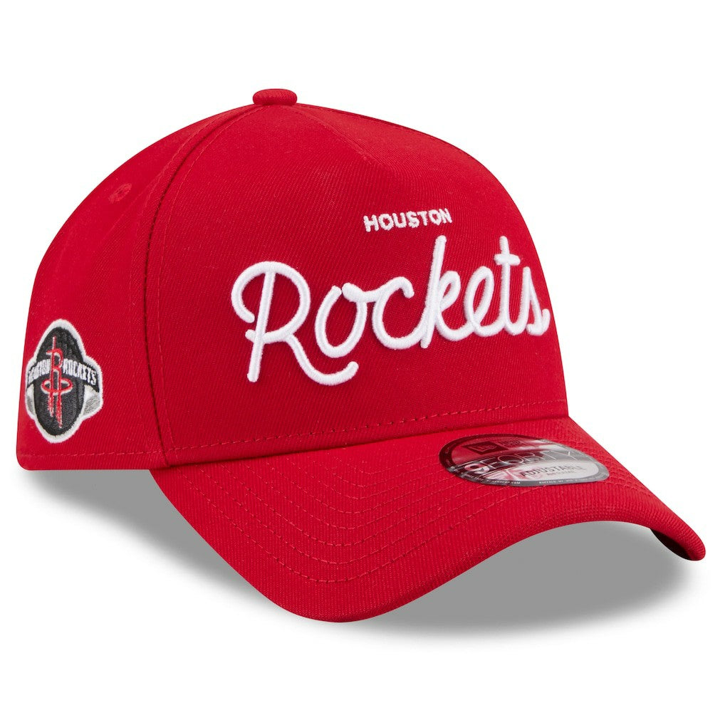 Houston Rockets x Malbon Golf Unisex 9FORTY A-Frame Adjustable Hat sale - Red | New Era shop