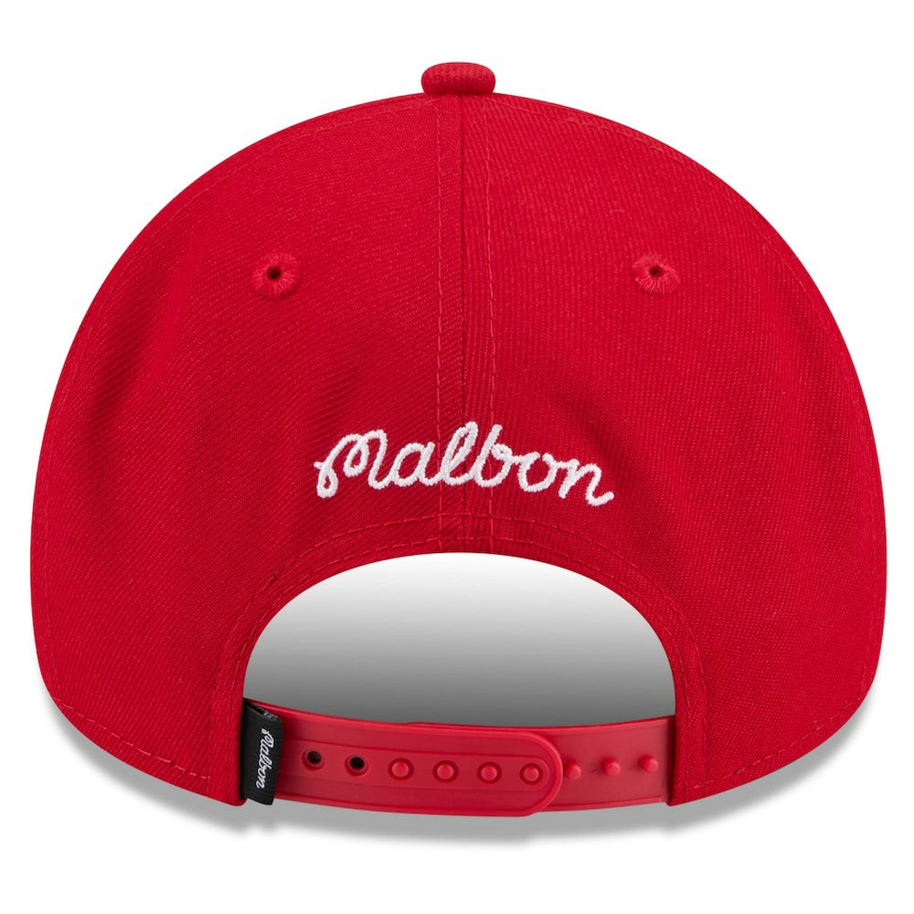 Houston Rockets x Malbon Golf Unisex 9FORTY A-Frame Adjustable Hat sale - Red | New Era shop