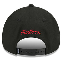 Chicago Bulls x Malbon Golf Unisex 9FORTY A-Frame Adjustable Hat - Black | New Era shop