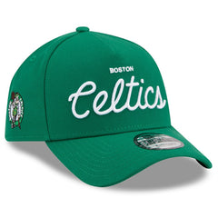 Boston Celtics x Malbon Golf Unisex 9FORTY A-Frame Adjustable Hat - Green | New Era online