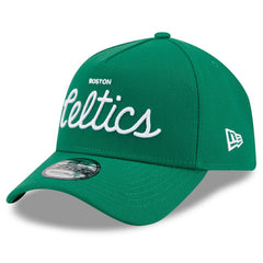 Boston Celtics x Malbon Golf Unisex 9FORTY A-Frame Adjustable Hat - Green | New Era online