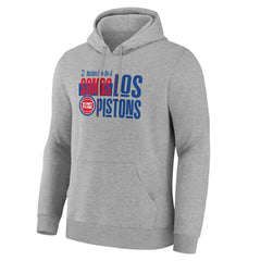 Detroit Pistons Noches Training Hoodie sale - Gray discount