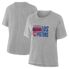 Detroit Pistons Women's Noches Training T-Shirt sale - Gray cheap