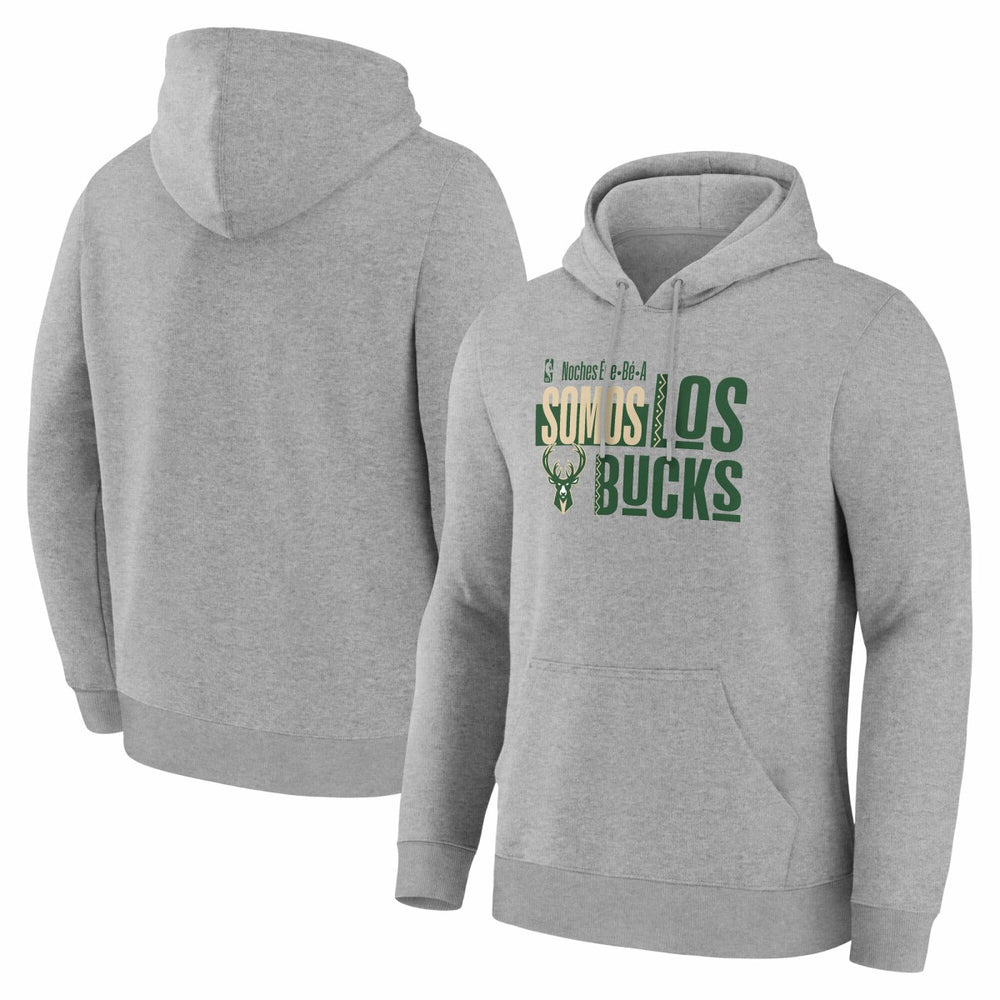 Milwaukee Bucks Noches Training Hoodie - Gray outlet