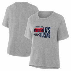 New Orleans Pelicans Women's Noches Training T-Shirt - Gray online