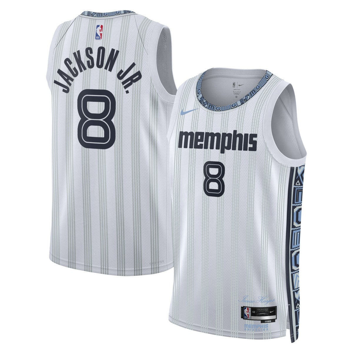 Jaren Jackson Jr. Memphis Grizzlies Unisex 2025/26 Swingman Jersey - White - City Edition | Nike shop