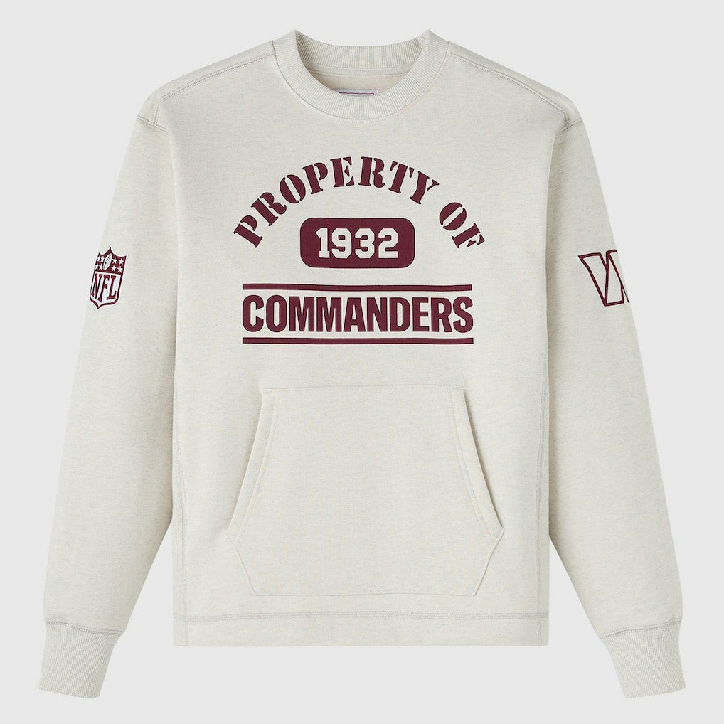 Washington Commanders OVO x NFL Unisex Fleece Sweatshirt - Heather Gray sale