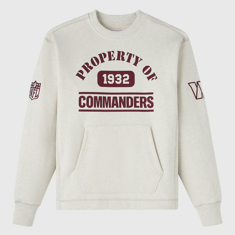 Washington Commanders OVO x NFL Unisex Fleece Sweatshirt - Heather Gray sale