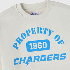 Los Angeles Chargers OVO x NFL Unisex Fleece Sweatshirt - Heather Gray online