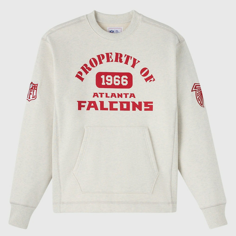 Atlanta Falcons OVO x NFL Unisex Fleece Sweatshirt - Heather Gray sale