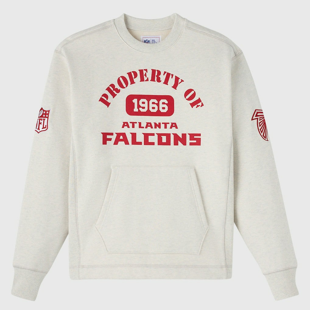 Atlanta Falcons OVO x NFL Unisex Fleece Sweatshirt - Heather Gray sale