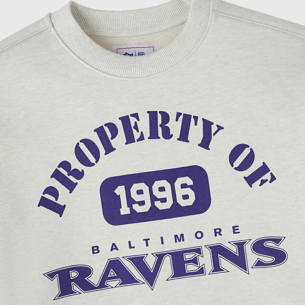 Baltimore Ravens OVO x NFL Unisex Fleece Sweatshirt - Heather Gray outlet