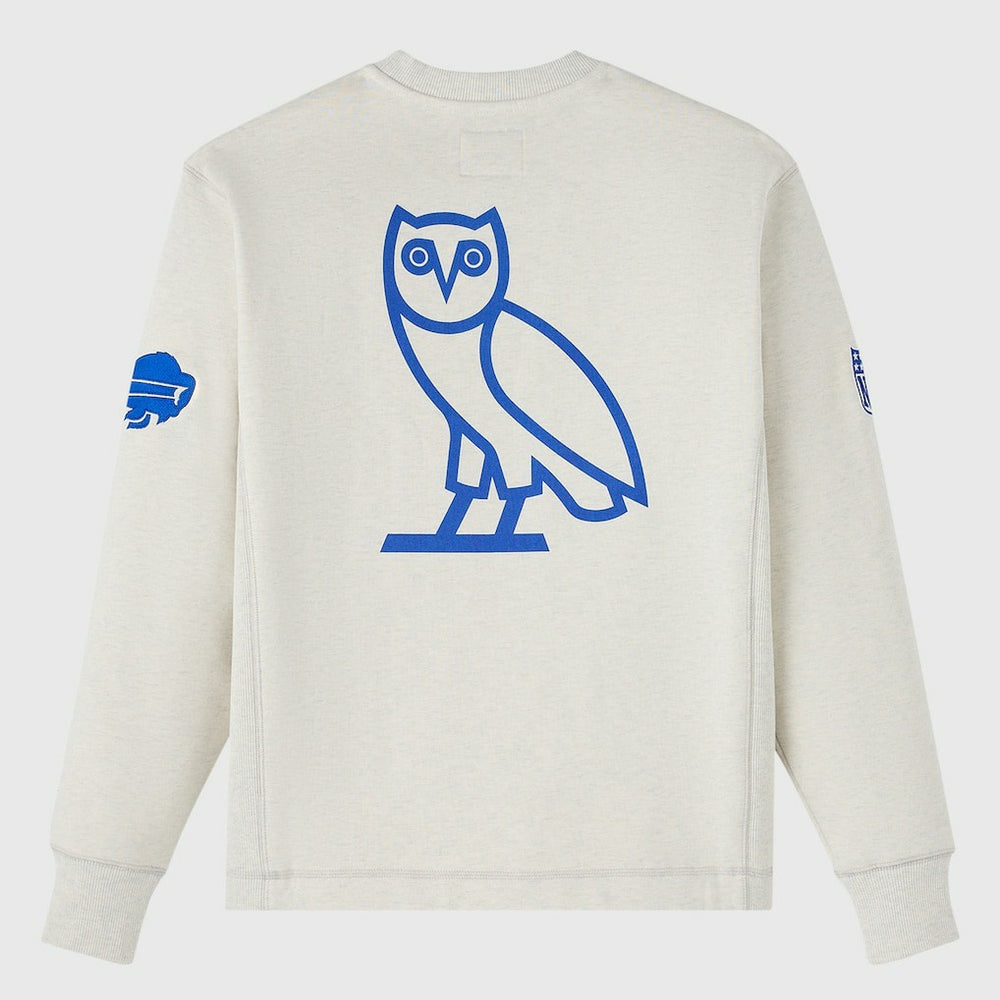 Buffalo Bills OVO x NFL Unisex Fleece Sweatshirt - Heather Gray sale