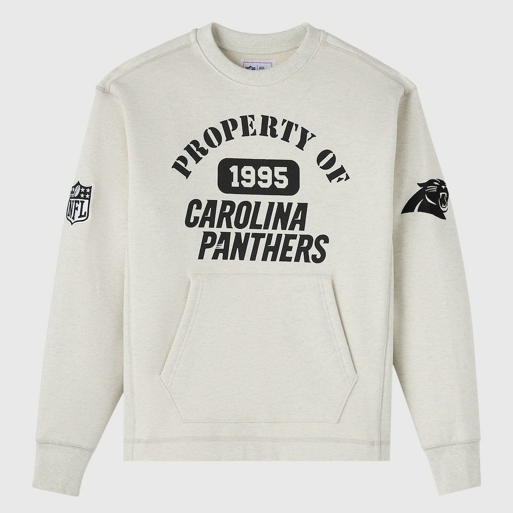 Carolina Panthers OVO x NFL Unisex Fleece Sweatshirt - Heather Gray outlet