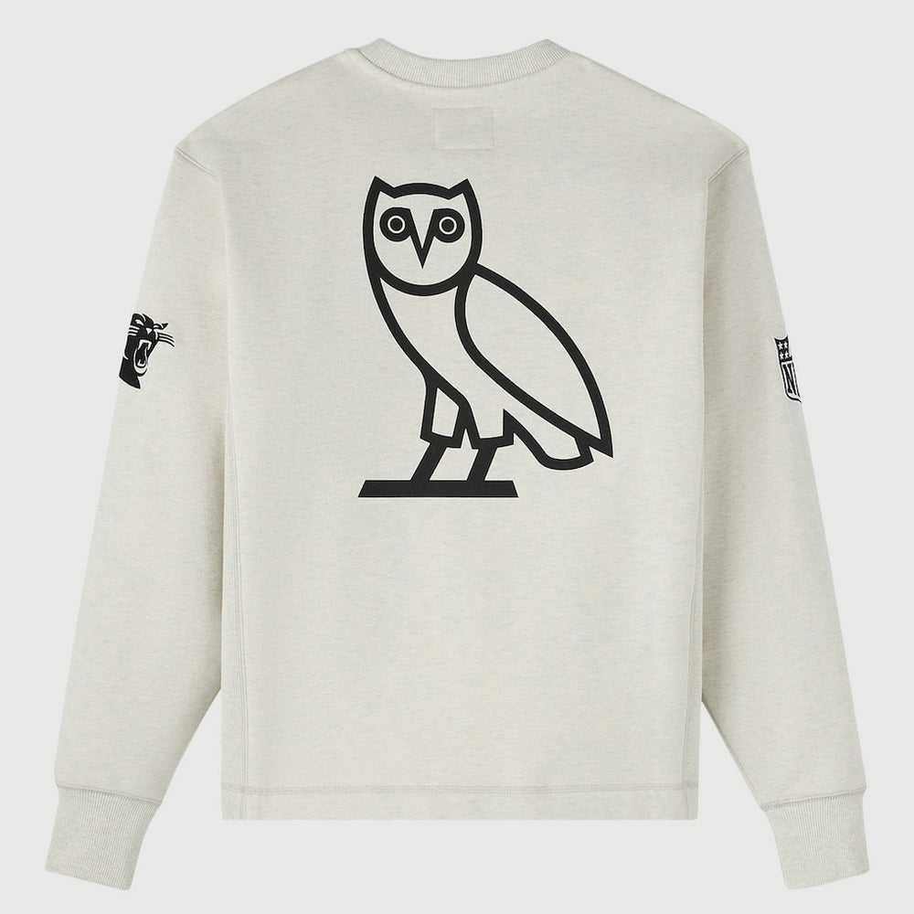 Carolina Panthers OVO x NFL Unisex Fleece Sweatshirt - Heather Gray outlet