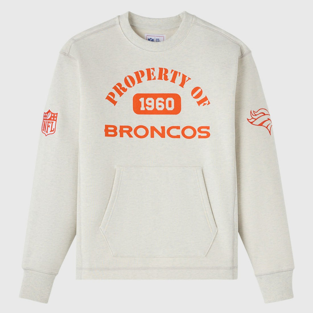 Denver Broncos OVO x NFL Unisex Fleece Sweatshirt - Heather Gray outlet