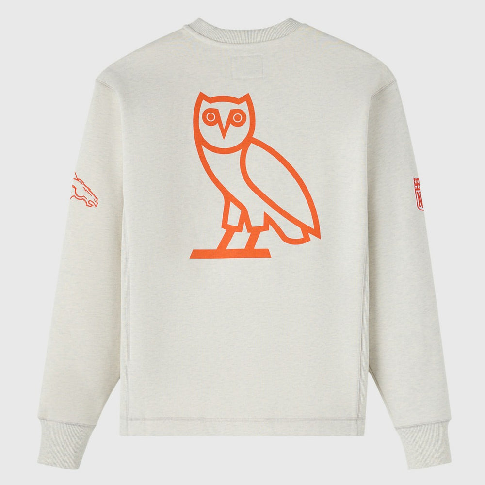 Denver Broncos OVO x NFL Unisex Fleece Sweatshirt - Heather Gray outlet