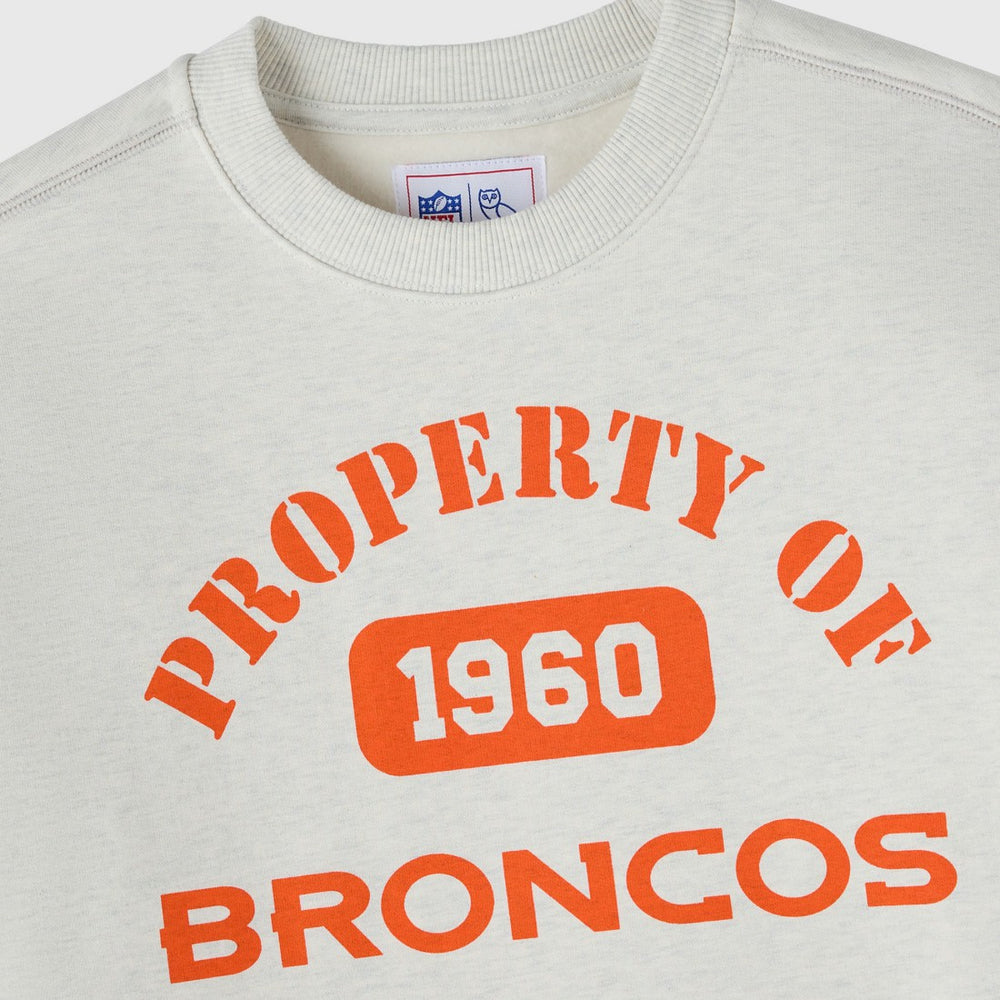 Denver Broncos OVO x NFL Unisex Fleece Sweatshirt - Heather Gray outlet
