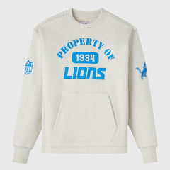 Detroit Lions OVO x NFL Unisex Fleece Sweatshirt - Heather Gray for sale