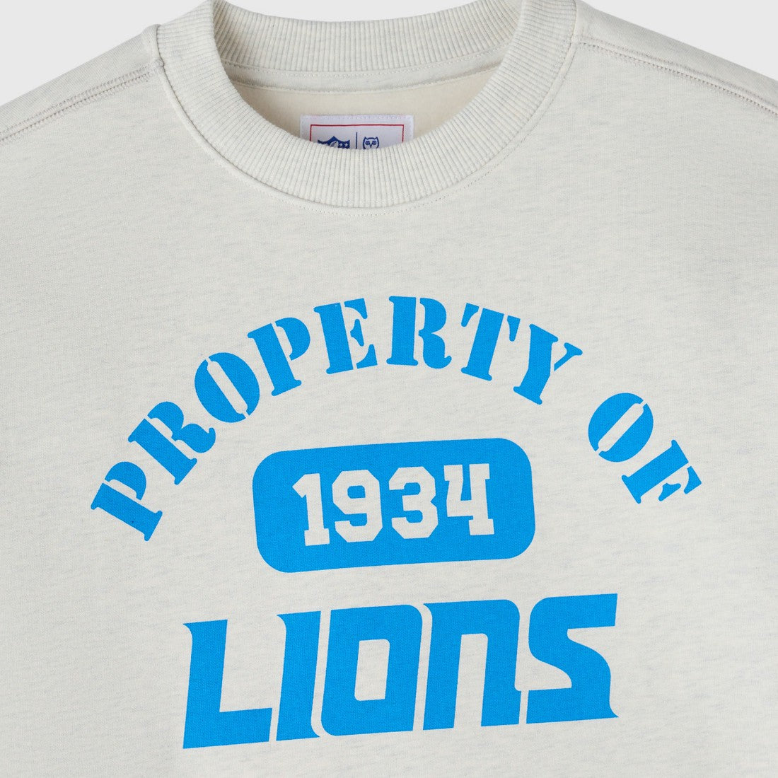 Detroit Lions OVO x NFL Unisex Fleece Sweatshirt - Heather Gray for sale