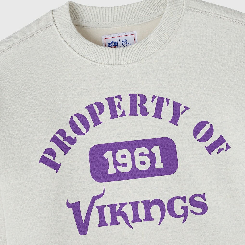 Minnesota Vikings OVO x NFL Unisex Fleece Sweatshirt - Heather Gray outlet