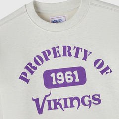 Minnesota Vikings OVO x NFL Unisex Fleece Sweatshirt - Heather Gray outlet