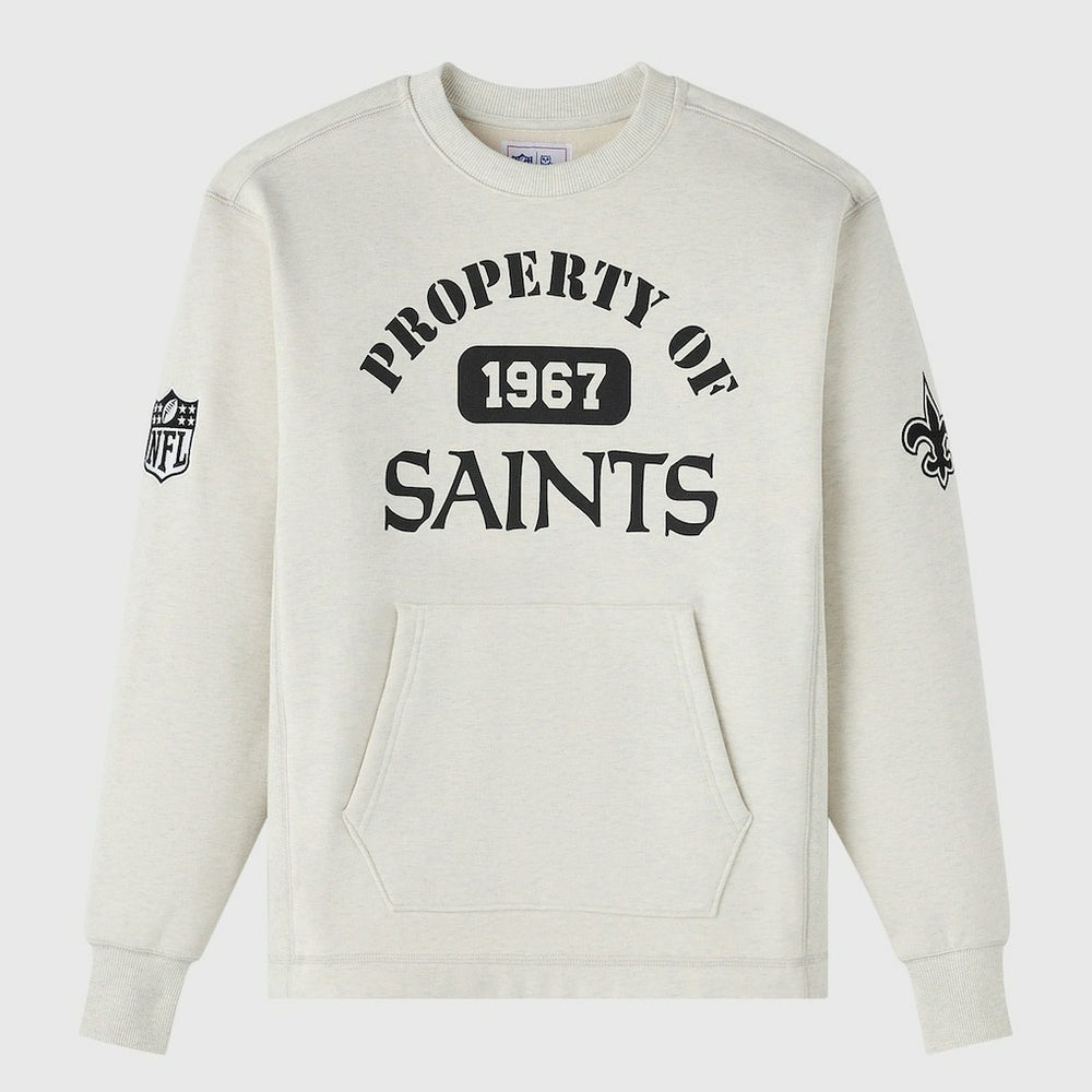 New Orleans Saints OVO x NFL Unisex Fleece Sweatshirt - Heather Gray outlet