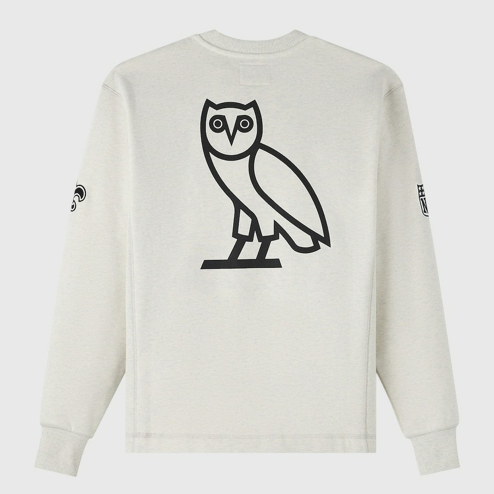 New Orleans Saints OVO x NFL Unisex Fleece Sweatshirt - Heather Gray outlet