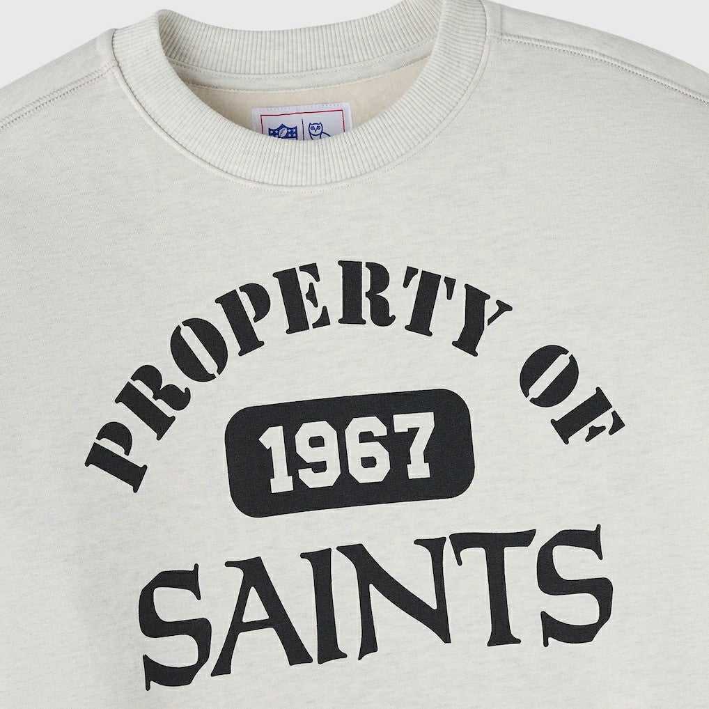 New Orleans Saints OVO x NFL Unisex Fleece Sweatshirt - Heather Gray outlet