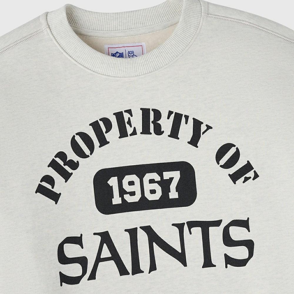 New Orleans Saints OVO x NFL Unisex Fleece Sweatshirt - Heather Gray outlet