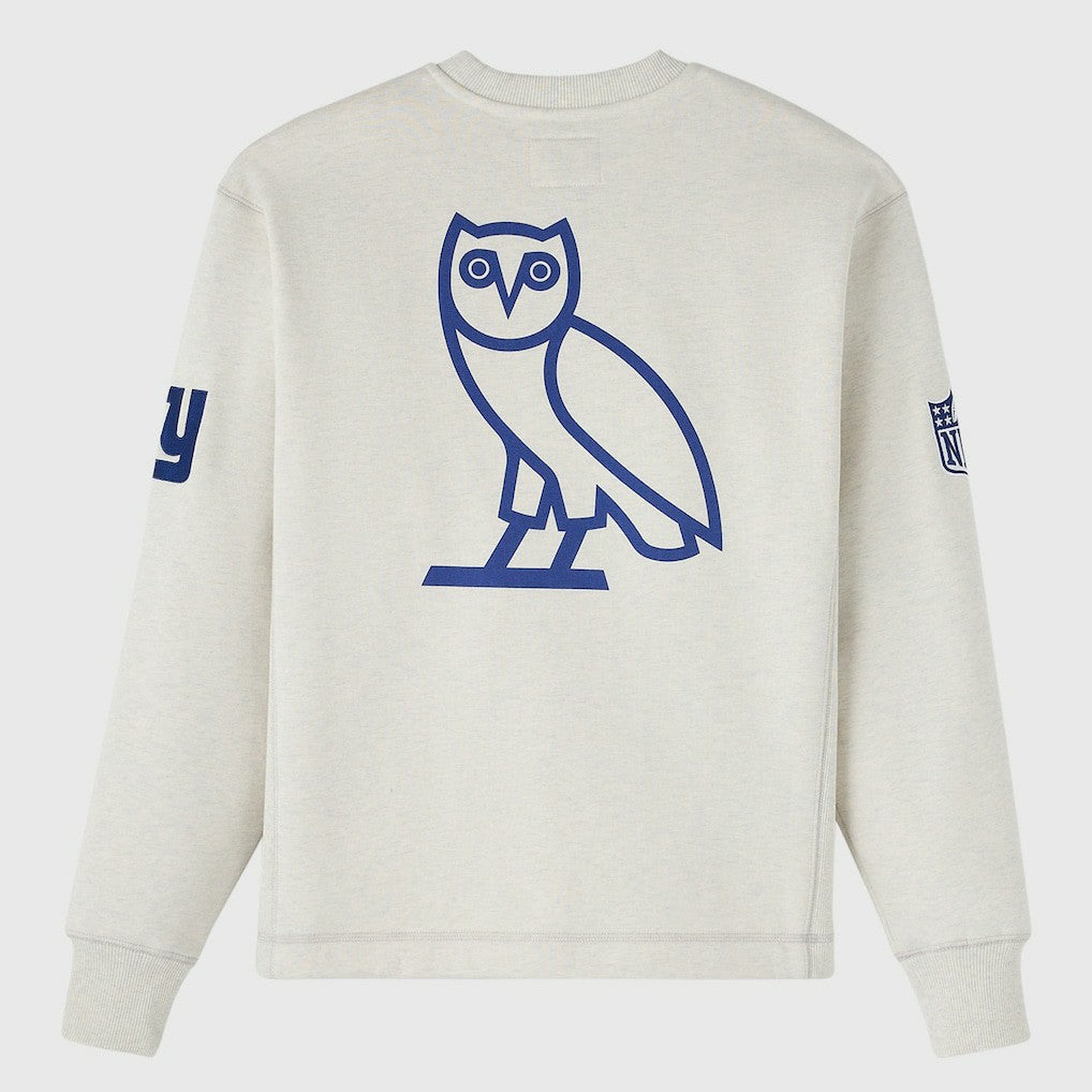 New York Giants OVO x NFL Unisex Fleece Sweatshirt - Heather Gray sale