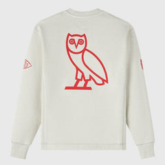 Kansas City Chiefs OVO x NFL Unisex Fleece Sweatshirt - Heather Gray discount
