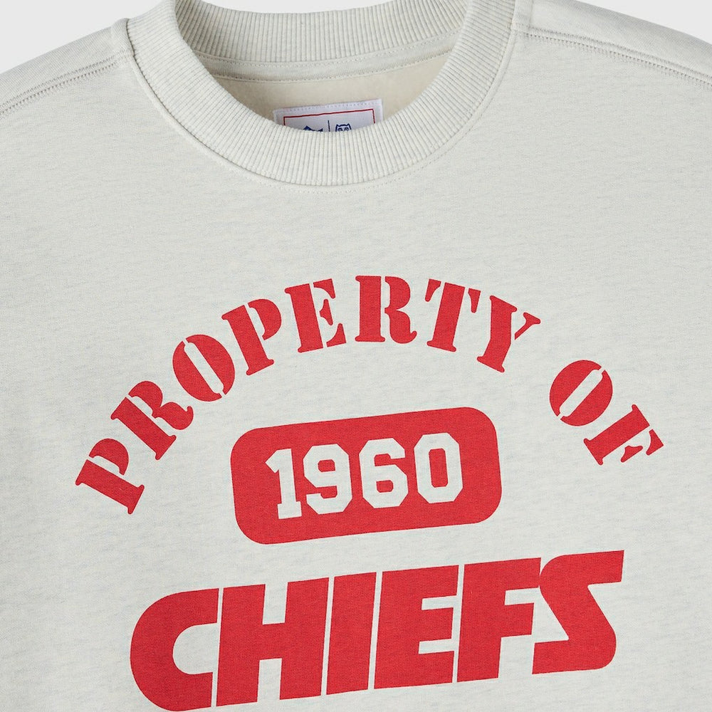 Kansas City Chiefs OVO x NFL Unisex Fleece Sweatshirt - Heather Gray discount