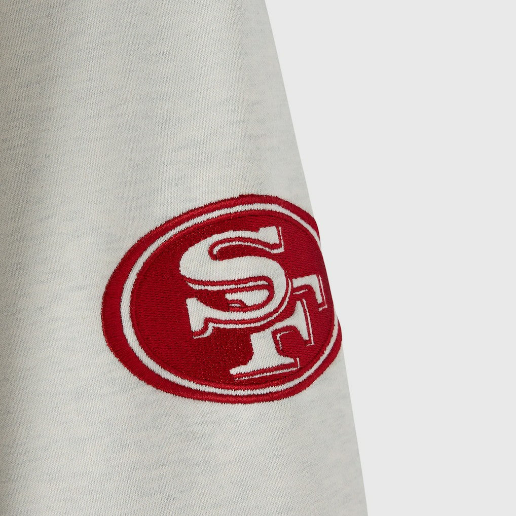 San Francisco 49ers OVO x NFL Unisex Fleece Sweatshirt - Heather Gray on sale