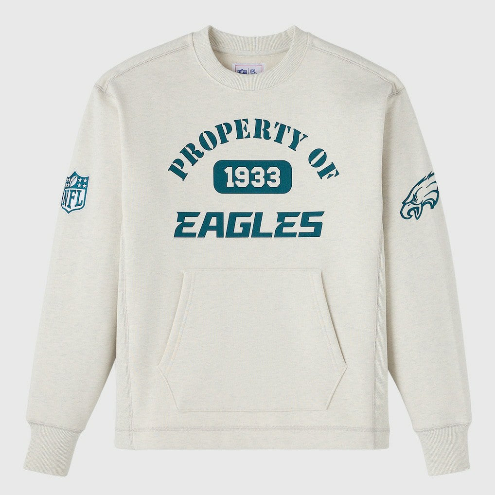 Philadelphia Eagles OVO x NFL Unisex Fleece Sweatshirt - Heather Gray online